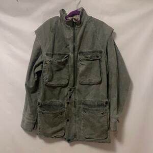 THE AUSTRALIA OUTBACK COLLECTION  DETACHABLE SLEEVE HEAVY‎ JACKET SIZE M